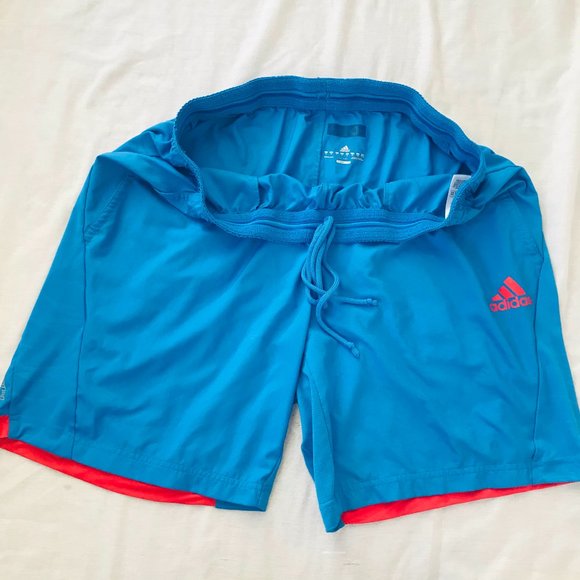 Adidas Blue Fitness Athletic Running Shorts - Picture 3 of 10